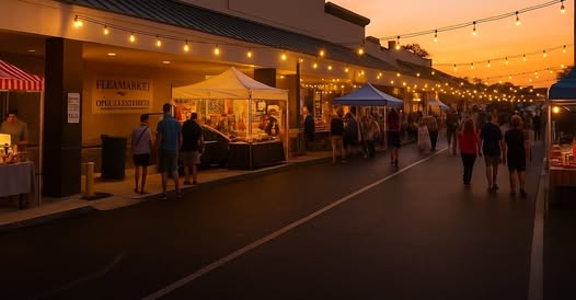 the market place at dusk 1